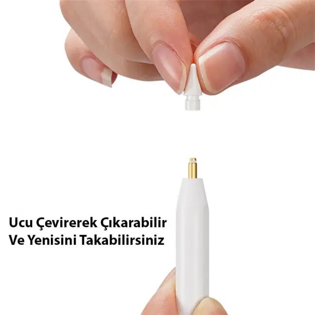 Dux Ducis Apple Pencil İçin Yedek Uç 2 Adet-(5775)