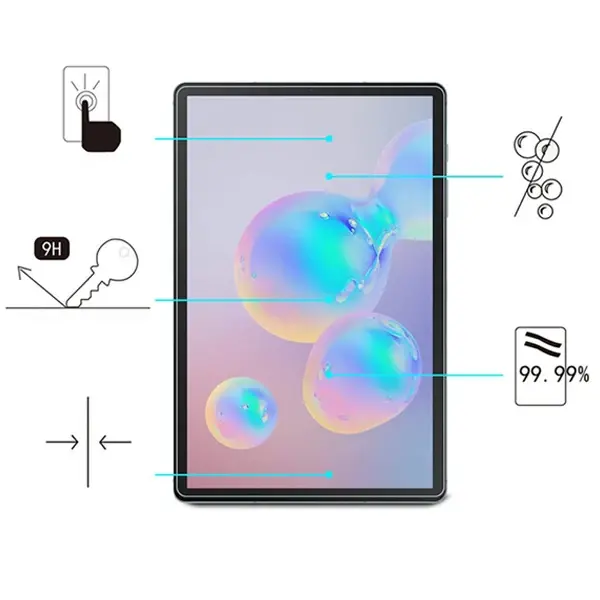 ALLY Sm Galaxy Tab S8 - S7 Tempered Kırılmaz Cam Ekran Koruyucu-(5775)