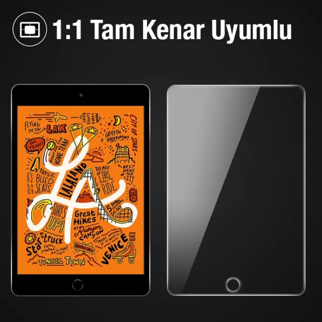 ALLY iPad 9.7  Tempered Kırılmaz Cam Ekran Koruyucu-(5775)