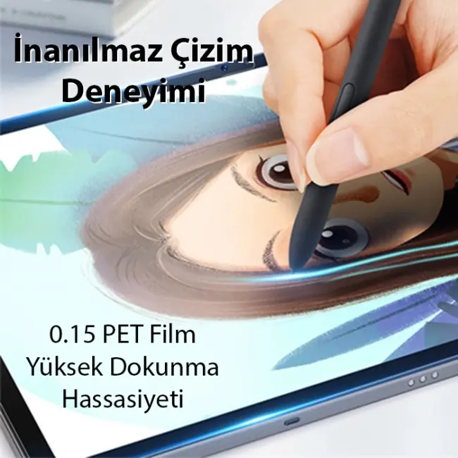 Dux Ducis SM Galaxy Tab S8 Ultra S9 ultra Paperfeel Pet Ekran Koruyucu 0.15mm Darbe Emici Film-(5775)