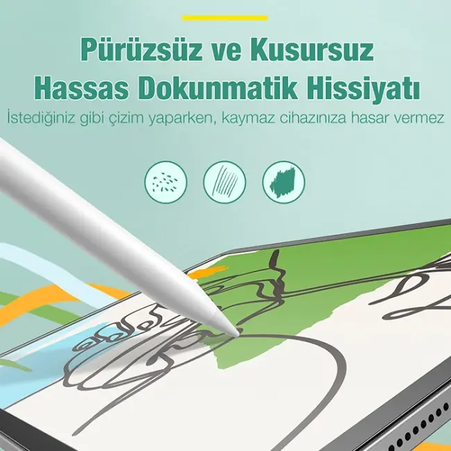 Baseus iPad 9.7inç  Manyetik Kenarlı Mıknatıslı Ekran Koruyucu iPad 9.7 2018 / 2017 / Pro 9.7 / Air-(5775)