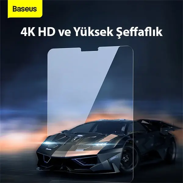 Baseus 0.3mm iPad Mini 6 (2021) ve Mini 7 (2024) Tempered Cam Ekran Koruyucu-(5775)