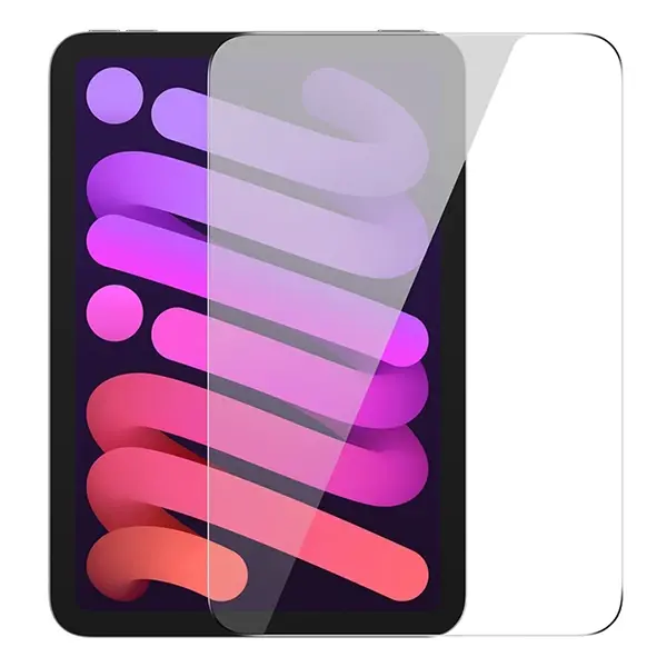 Baseus 0.3mm iPad Mini 6 (2021) ve Mini 7 (2024) Tempered Cam Ekran Koruyucu-(5775)