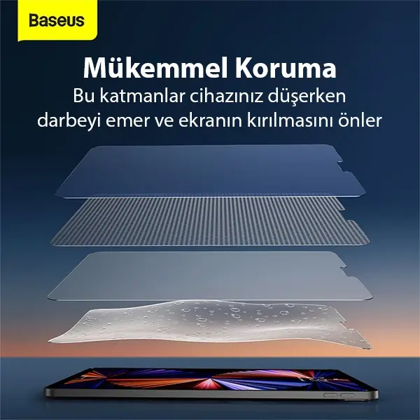 Baseus iPad Mini 5 -4 Tempered Kırılmaz Cam Ekran Koruyucu-(5775)