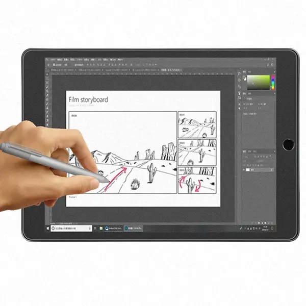 ALLY iPad 10.2 Paper Like Film Darbe Emici Pet Ekran Koruyucu  (2021-2020-2019)-(5775)