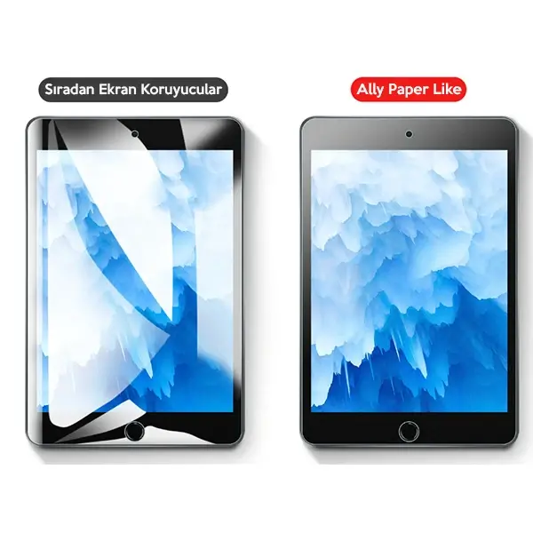 ALLY İPad Mini 5/4 Paper Like Film Darbe Emici Pet Ekran Koruyucu-(5775)