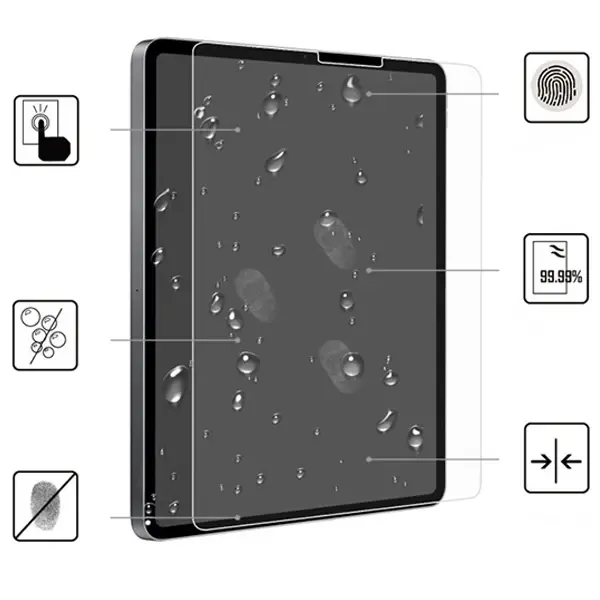 İPad Pro 12.9 2021-2020-2018 Tempered Cam Ekran Koruyucu-(5775)