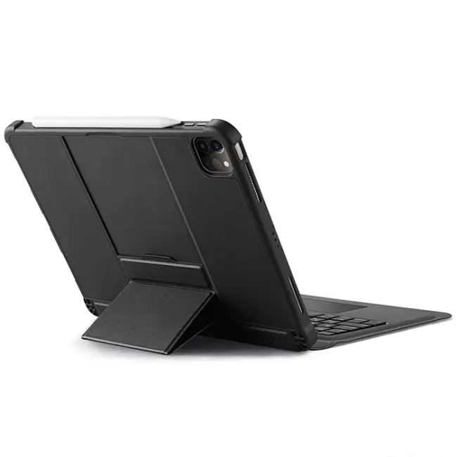 Dux Ducis iPad Pro 12.9 2022/2021/2020 SK Series Kablosuz Bluetooth Klavye Touchpad Kılıf-(5775)