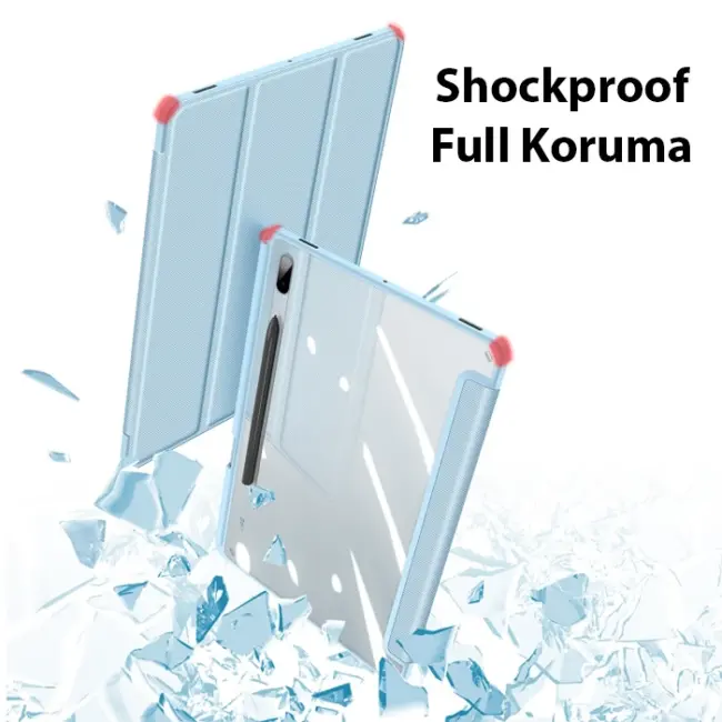 Dux Ducis SM Galaxy Tab S8 Plus(X800-X806) S7 FE (T730-T736B) S7 Plus(T970-T976B) Kılıf Toby Series-(5775)