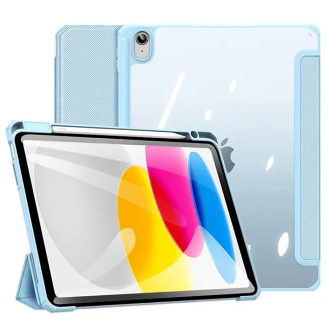 Dux Ducis iPad 10.2 2022 Kılıf Toby Series Kalem Yerli Manyetik Kapaklı Kılıf-(5775)
