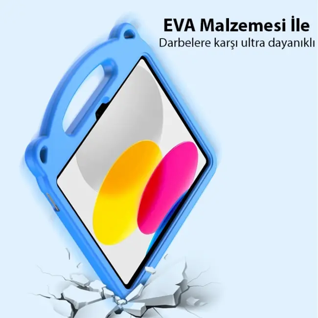 Dux Ducis iPad 10.2 2022 Kılıf Panda Serisi Çocuk Shockproof Standlı Kılıf-(5775)