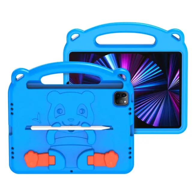 Dux Ducis Panda iPad Pro 11 (2018/2020/2021) iPad Air 4-5 Kılıf Çocuk Shockproof Standlı Taşınabilir-(5775)
