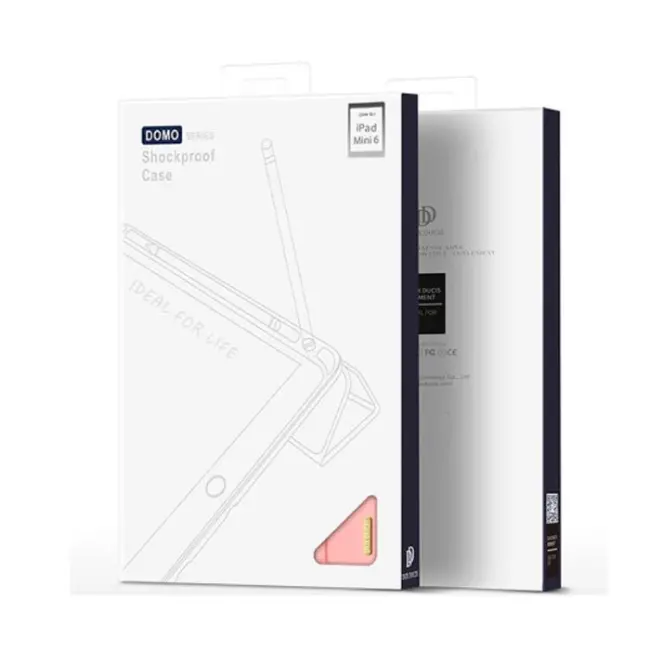 Dux Ducis iPad Mini 6 (2021) Kılıf Kalem Bölmeli Standlı Domo Series-(5775)