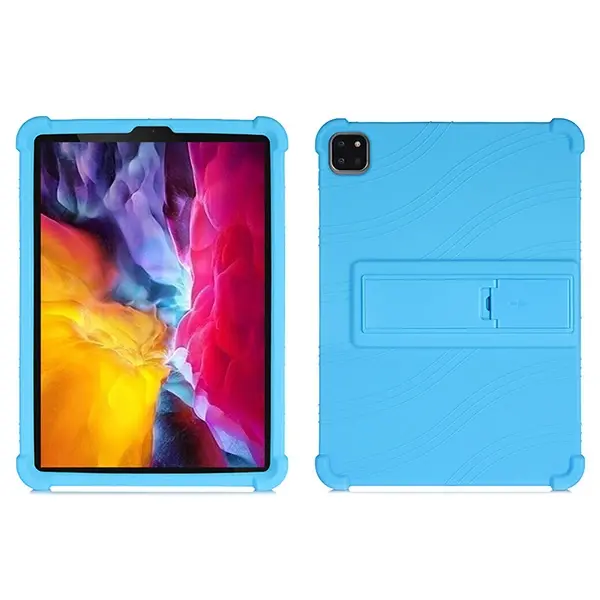 ALLY iPad Air 10.9 İnç Standlı Silikon Kılıf 20202022-(5775)