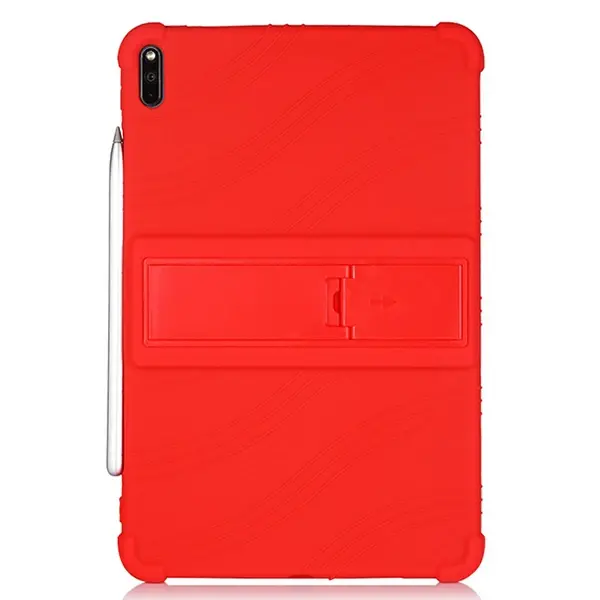 ALLY Huawei MatePad Pro 10.8 İnç Standlı Silikon Kılıf-(5775)