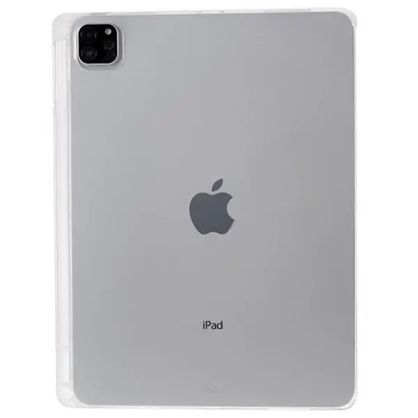 ALLY iPad Pro 11-inch (2021)-(2020)-(2018) Kalem Yerli Şeffaf Silikon Kılıf-(5775)