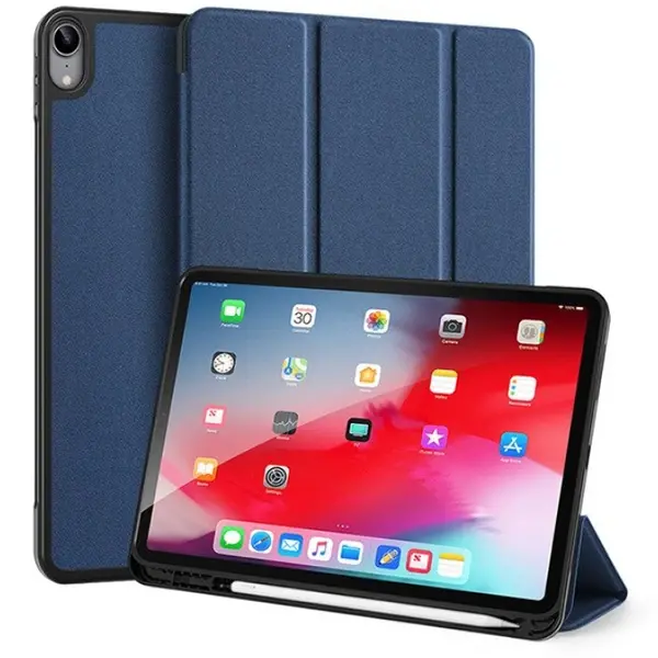 DUX DUCİS iPad Air 4 10.9 Kılıf Kalem Yerli Soft Tpu Mıknatıslı Kılıf (Domo)-(5775)