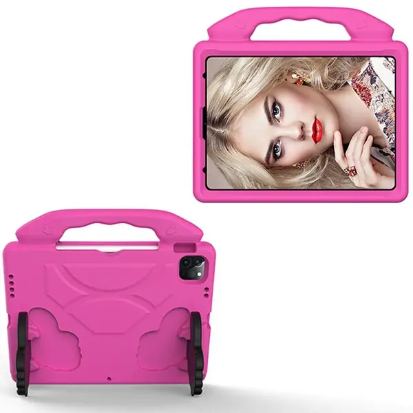 Ally İPAD PRO 11 (2021-2020-2018) Air 4. Nesil 10.9  Kılıf Eva Çocuk Shockproof Standlı Taşınabilir-(5775)