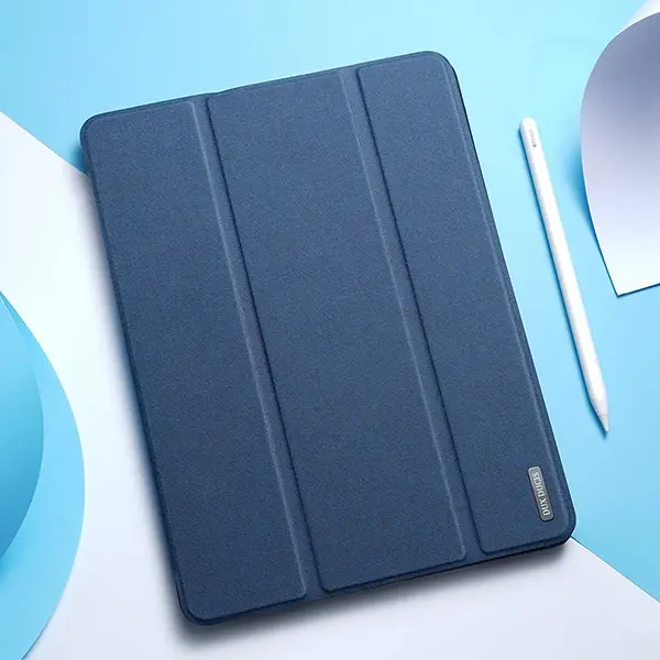 DUX DUCİS iPad Pro 12.9 (2021-2020-2018 )Kılıf Kalem Yerli Soft Tpu Mıknatıslı Domo Series Kılıf-(5775)