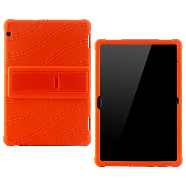 Huawei Mediapad T510 Standlı Silikon Kılıf-(5775)