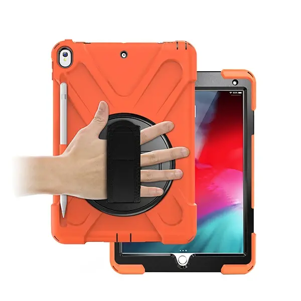 İPad Pro 10.5 Air10.5 2019 Kalem Yerli Standlı Zırh Kılıf Shockproof case-(5775)