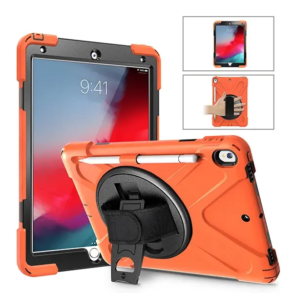 İPad Pro 10.5 Air10.5 2019 Kalem Yerli Standlı Zırh Kılıf Shockproof case-(5775)