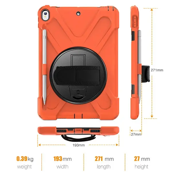 İPad Pro 10.5 Air10.5 2019 Kalem Yerli Standlı Zırh Kılıf Shockproof case-(5775)