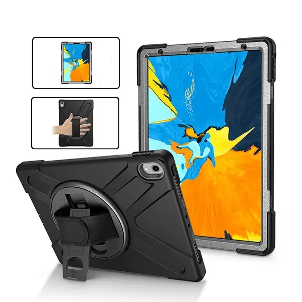 İpad Pro 11 İnch (2021-2020-2018)3 Katmanlı Standlı Zırh Kılıf-(5775)