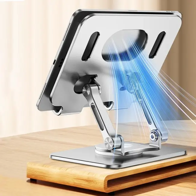 Ally H07 Katalanabilir Alüminyum Tablet ve Telefon Tutucu Standı-(5775)