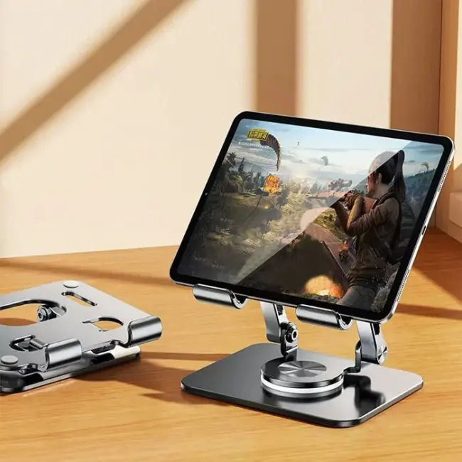 Ally H07 Katalanabilir Alüminyum Tablet ve Telefon Tutucu Standı-(5775)