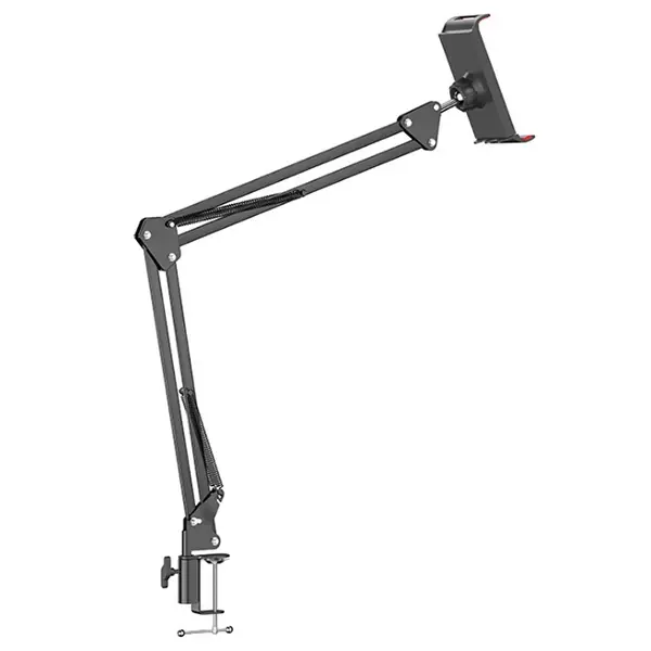 Ally Ayarlanabilir 360 Derece Teleskopik Metal Masa Üstü Telefon Tablet Tutucu-(5775)