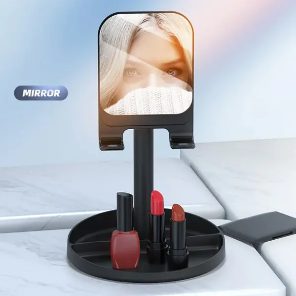 KUULAA K2 Aynalı Cep Telefonu Ve Tablet Masaüstü Standı Tutucu-(5775)