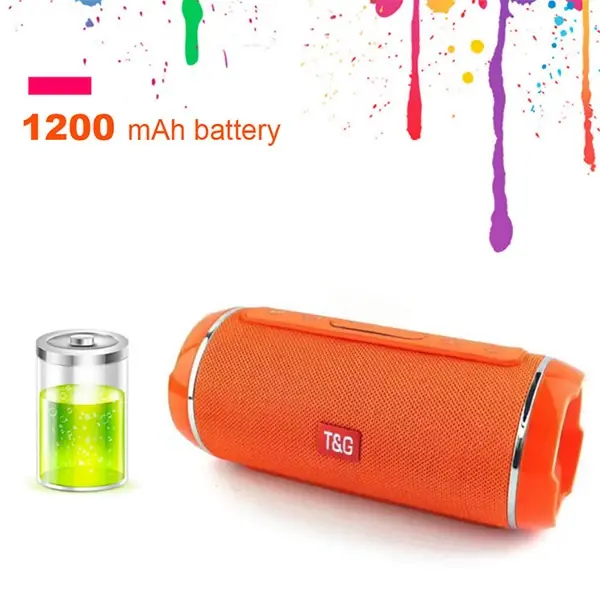 T&G TG116 Su Geçirmez  Kablosuz Wireless Bluetooth 5.0 Hoparlör Speaker-(5775)