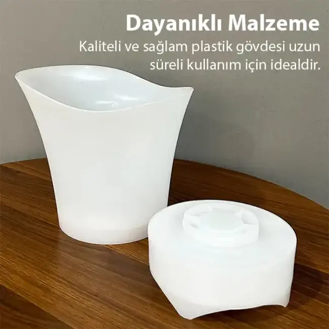 EZERE Hoparlör Buz kovası 5l Bluetooth Hoparlör Ile Renkli Buz kovası Led-(5775)