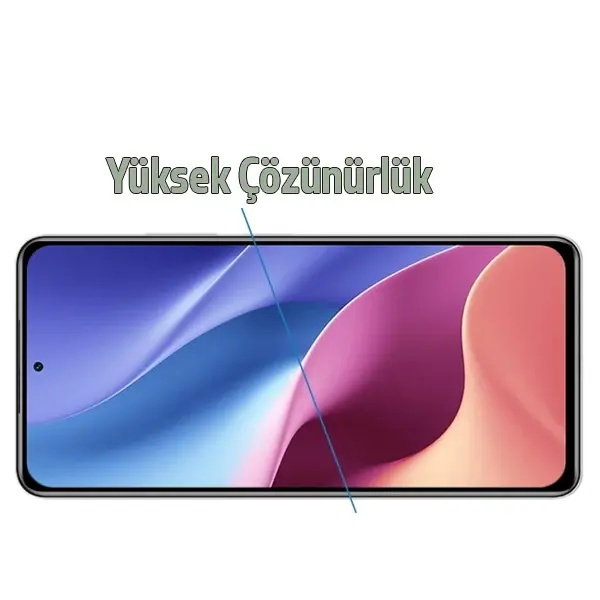 Xiaomi Redmi K40/K40 Pro  Full Glue Tam Kaplama Ekran Koruyucu-(5775)