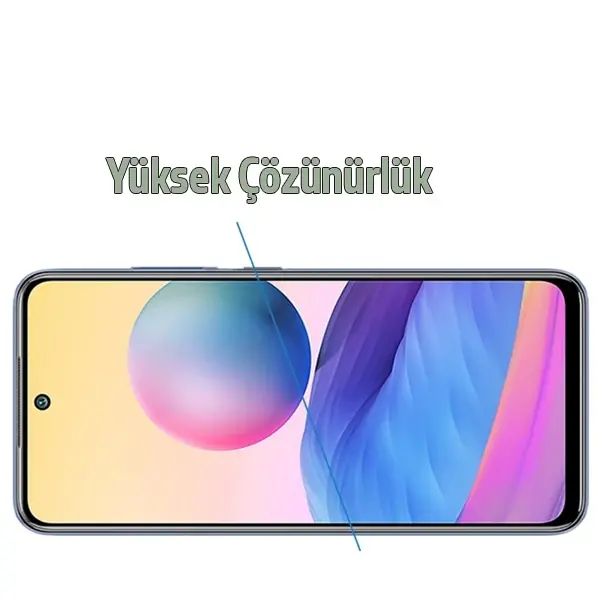 Xiaomi Redmi Note 10 Full Glue Full Kaplama Tempered Cam Ekran Koruyucu-(5775)