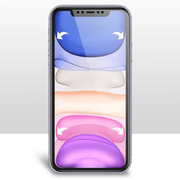 İPhone 11 6.1 Film Ön Arka Full Koruyucu Membran Nano Hidrojel Koruyucu Set-(5775)