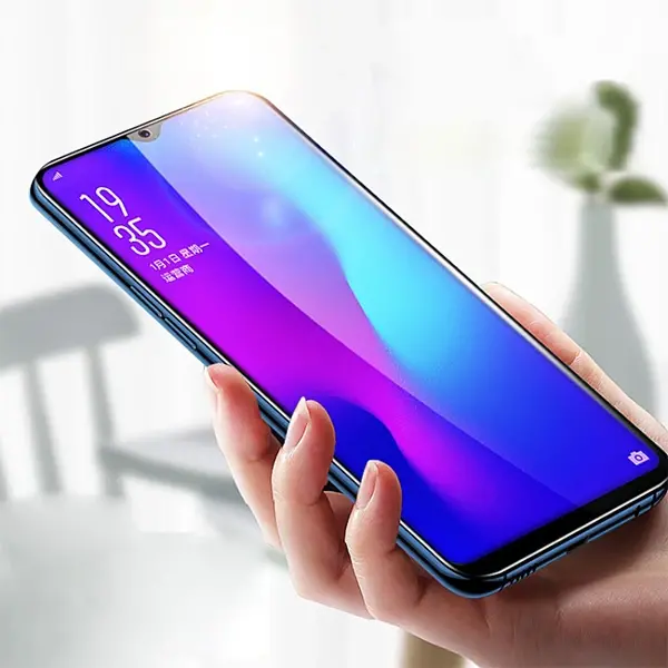 OPPO Realme 5 Pro 9D Full Glue Tempered Cam Ekran Koruyucu-(5775)