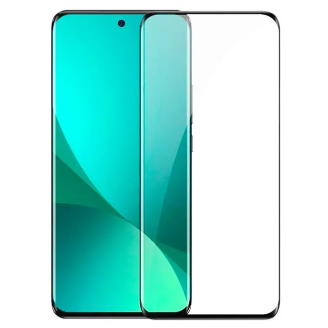Baseus Xiaomi Mi 12 Pro Kavisli Kauçuk Full Tempered Cam Ekran Koruyucu 12x-(5775)