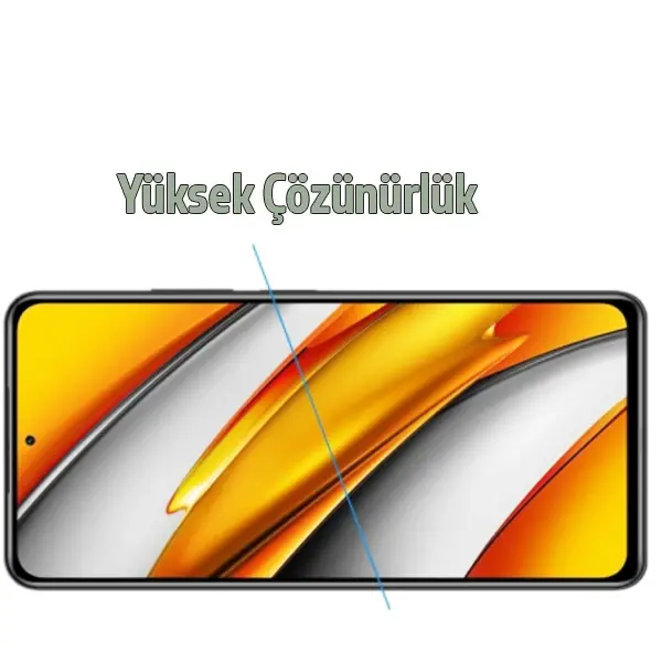 Xiaomi Poco F3 Full Glue Full Kaplama Tempered Cam Ekran Koruyucu-(5775)