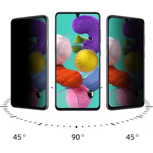 SM Galaxy S10 Lite 3D Full Privacy Gizlilik Tempered Cam Ekran Koruyucu-(5775)