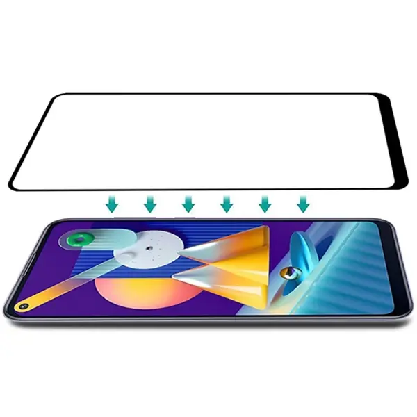 ALLY SM Galaxy M11  Full Glue Tempered Cam Ekran Koruyucu-(5775)