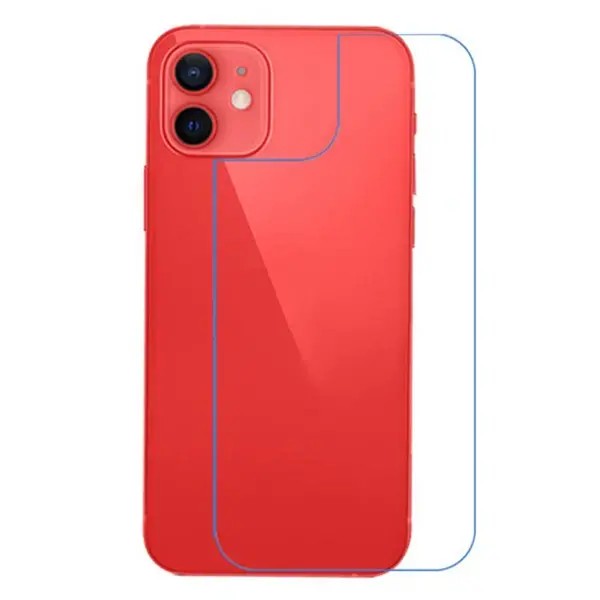 Ally İPhone 12 Mini 5.4 İnch Tempered Arka Kırılmaz Cam Koruyucu-(5775)