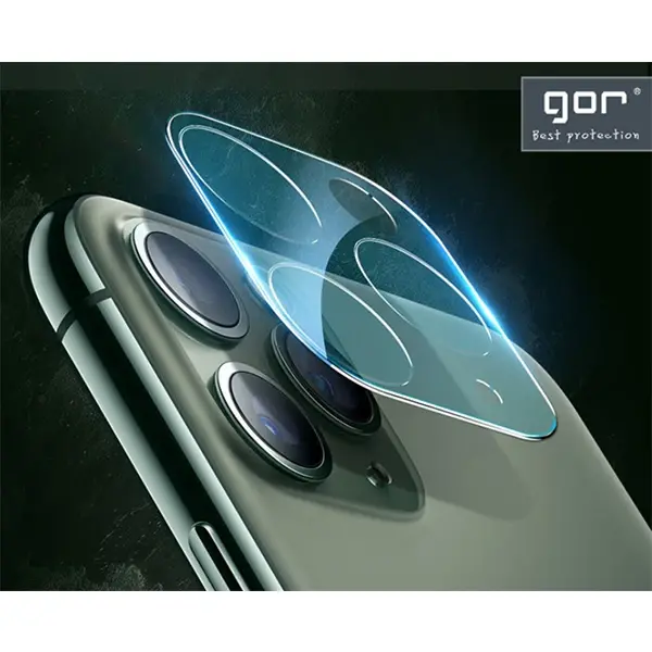 GOR İPhone 11 6.1 inch (2019) Tempered Kamera Koruma Cam 2adet Set-(5775)
