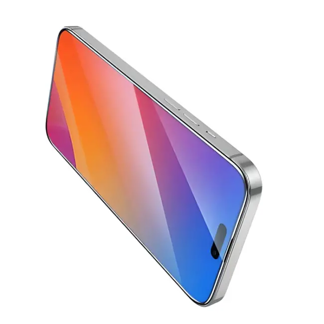 HOCO iPhone 15 Pro Max Full HD Tempered Kırılmaz Cam Ekran Koruyucu 10 Adet set-(5775)
