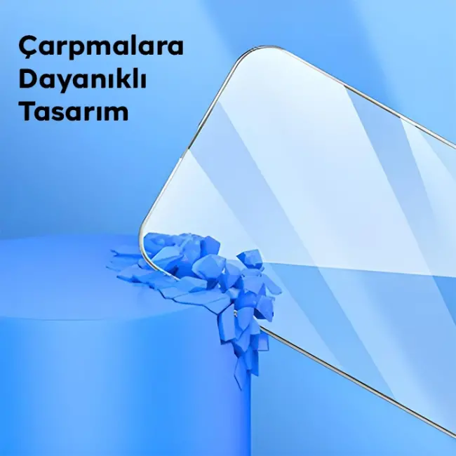 HOCO 9D iPhone 15 Pro Tempered Kırılmaz Cam Ekran Koruyucu-(5775)