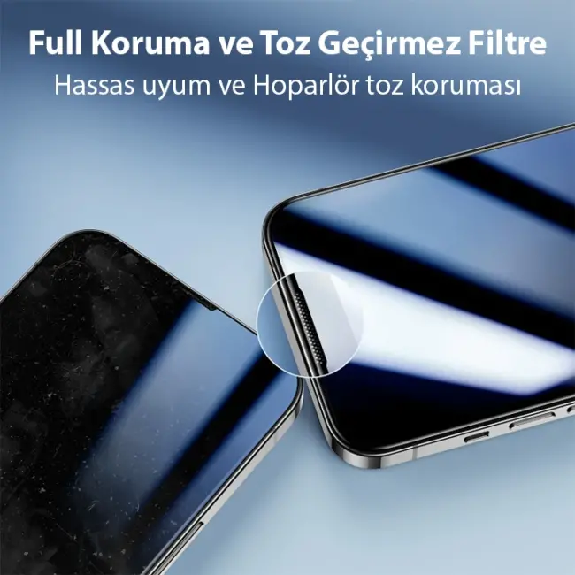 Ally iPhone 14 Pro Max Full Hd Kırılmaz Cam Ekran Koruyucu-(5775)