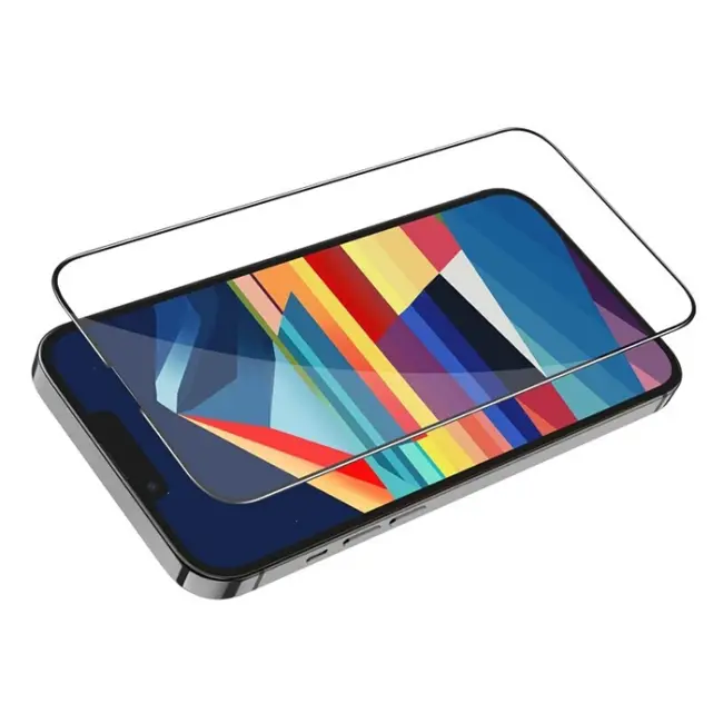 HOCO iPhone 15 Full 5D HD Tempered Kırılmaz Cam Ekran Koruyucu 25 Adet Set-(5775)