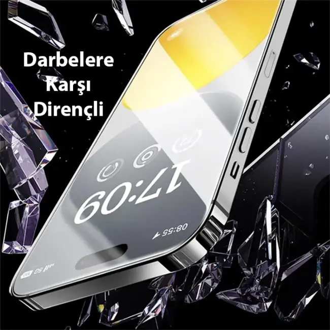 Baseus iPhone 15 HD Tempered Full Koruma Cam Ekran Koruyucu-(5775)