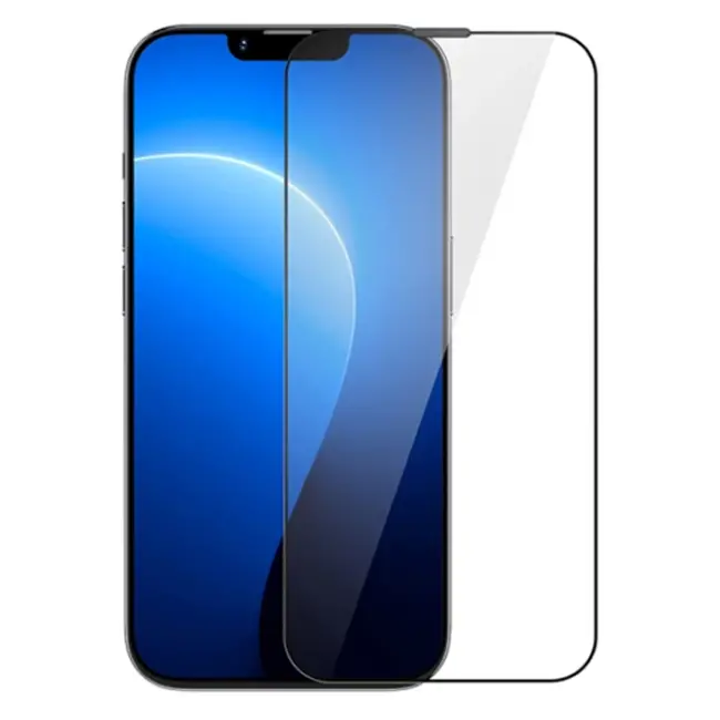 Baseus iPhone 14 Plus/13 Pro Max HD Tempered Full Koruma Cam Ekran Koruyucu-(5775)